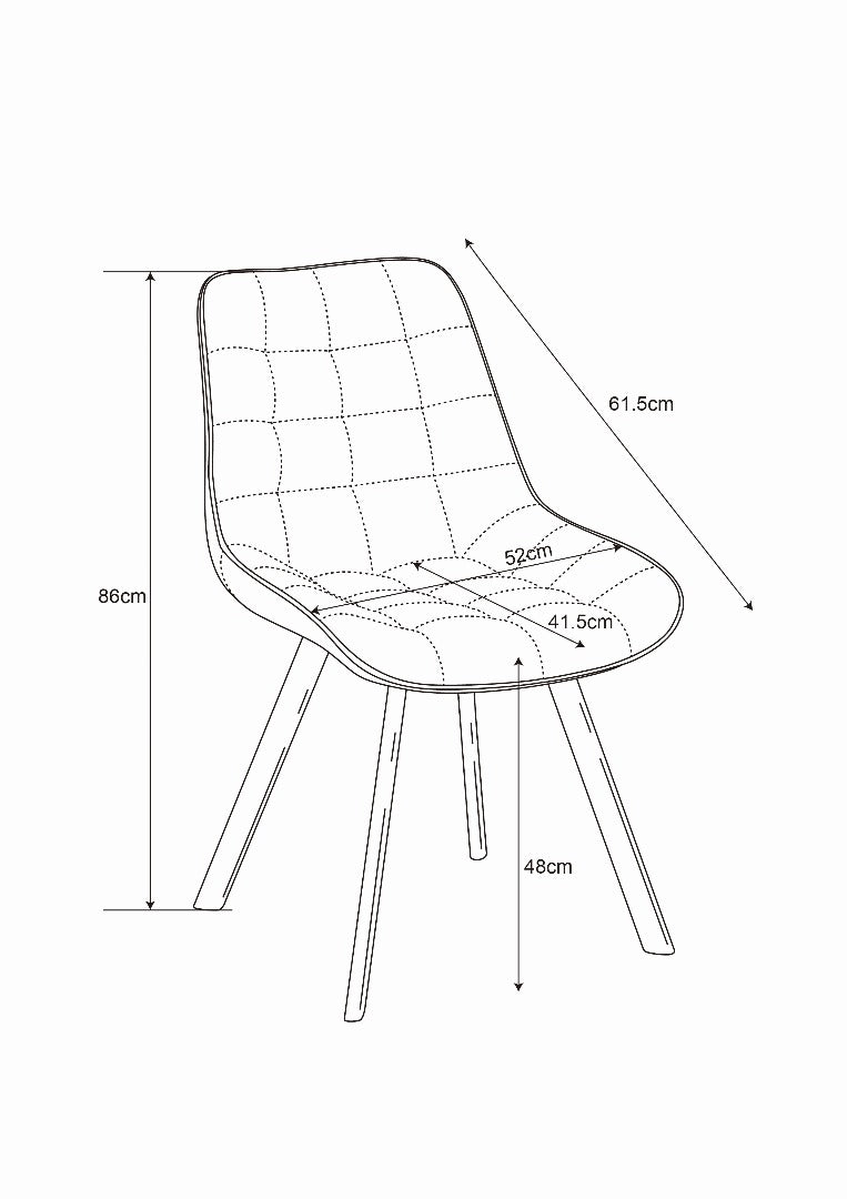 Blagovaonska stolica 1345 Bež/smeđa