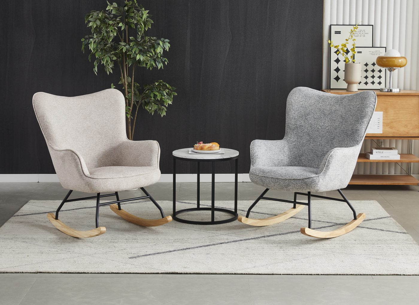 Fotelja za ljuljanje Leo