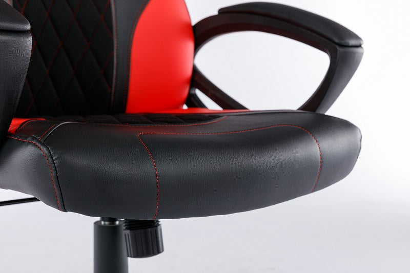 Gejmerska fotelja Racing eko crvena