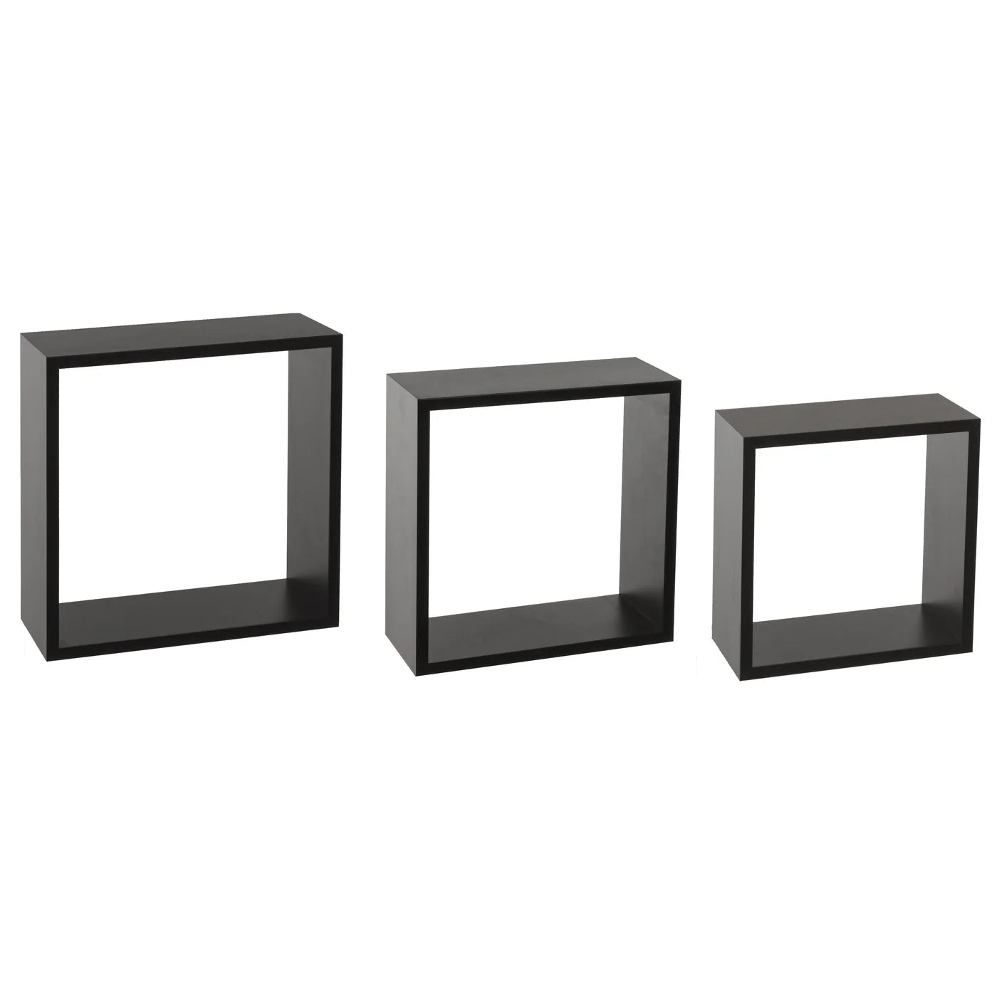Five zidna polica kocka 3 kom fixy 24x12x24, 27x12x27, 30x12x30cm mdf 24x12x24, 27x12x27, 30x12x30cm mdf