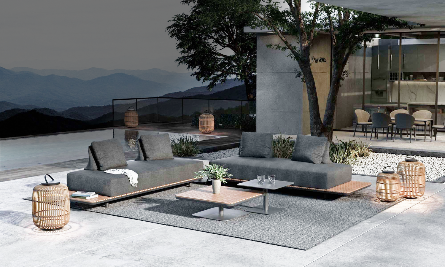 Metalni vrtni setovi namještaja