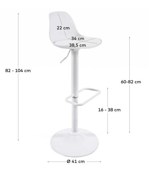 Barska stolica 034 crna/bijela