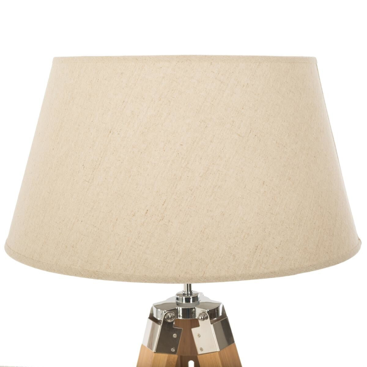 Lampa 65x59x145cm poliester/bor/plastika/metal boja slonovače
