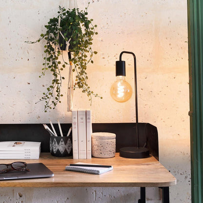Lampa 13x45cm metal/cement