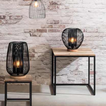 Lampa 27,5cm metal/pvc/bukva
