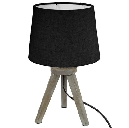 Lampa 18x30,5 cm pamuk/poliester/drvo