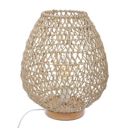 Lampa 30x35,5cm metal/papir/bambus