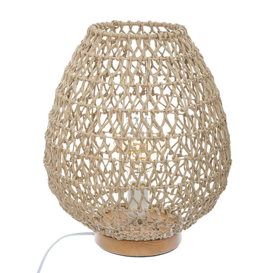 Lampa 30x35,5cm metal/papir/bambus