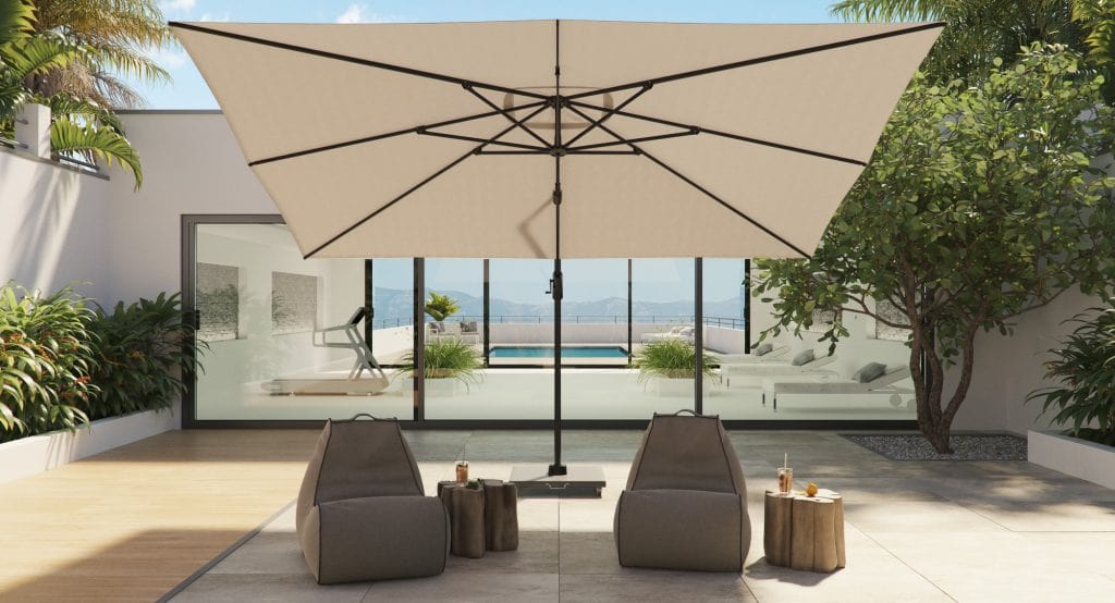 Challenger T2 Suncobran 300x300cm Bijeli