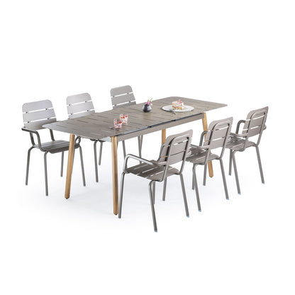 Alicante Rasklopivi Stol 160/200 Moka