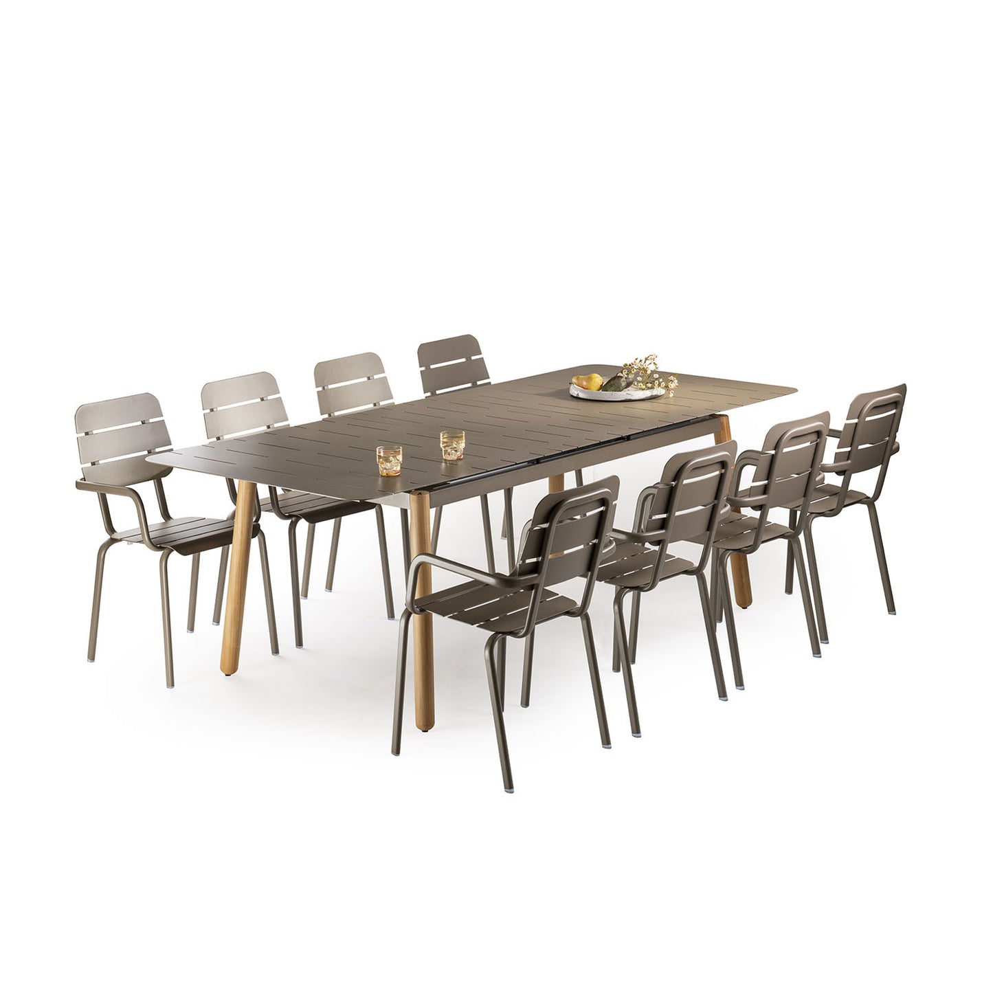 Alicante Rasklopivi Stol 180/230 Moka