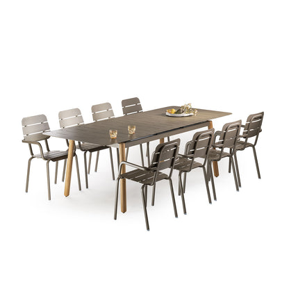 Alicante Rasklopivi Stol 180/230 Moka