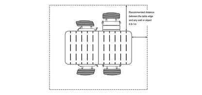 Alicante Rasklopivi Stol 160/200 Moka