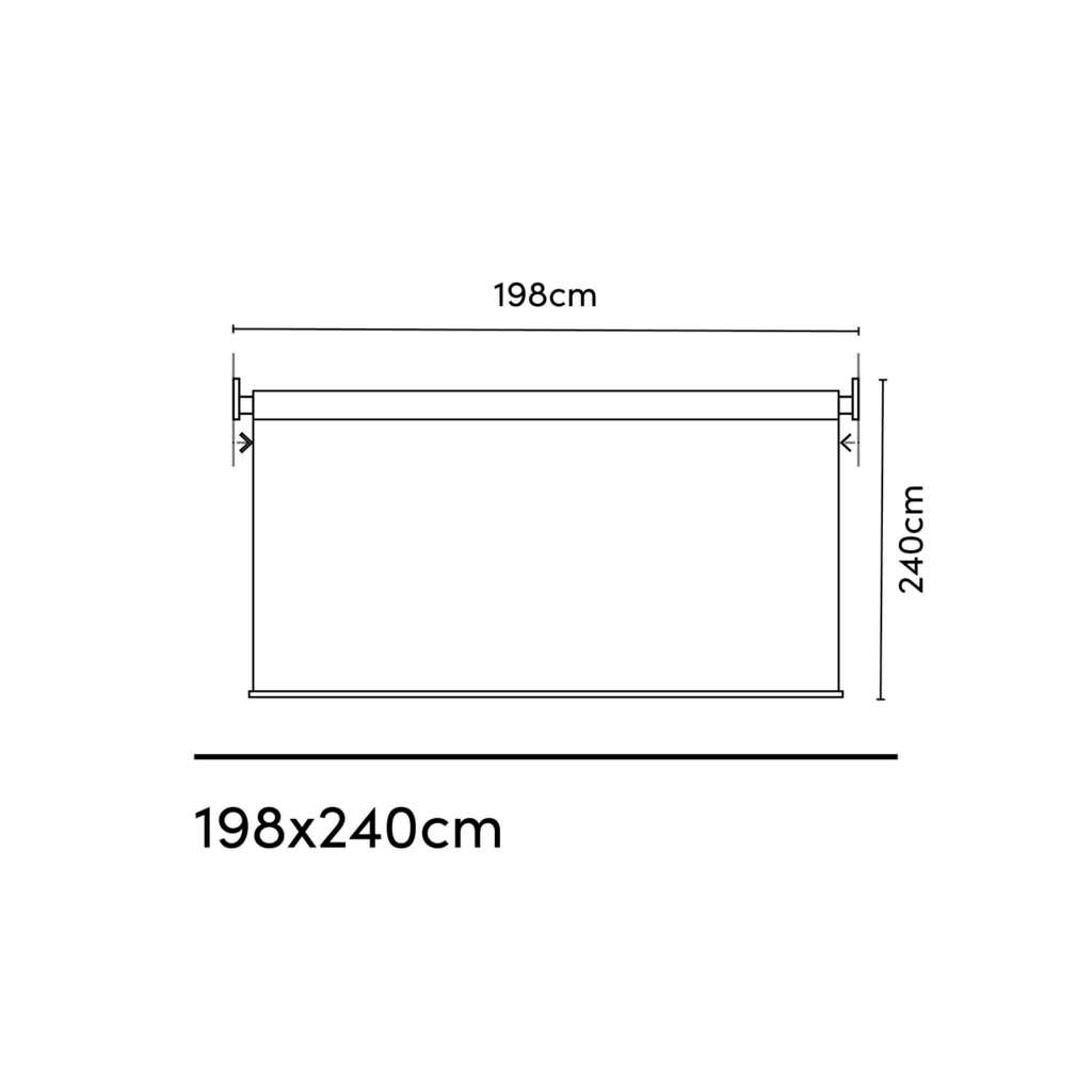 Rolo Jedro Za Sjenu 198x240 Cm Antracit