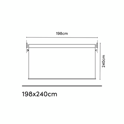 Rolo Jedro Za Sjenu 198x240 Cm Antracit