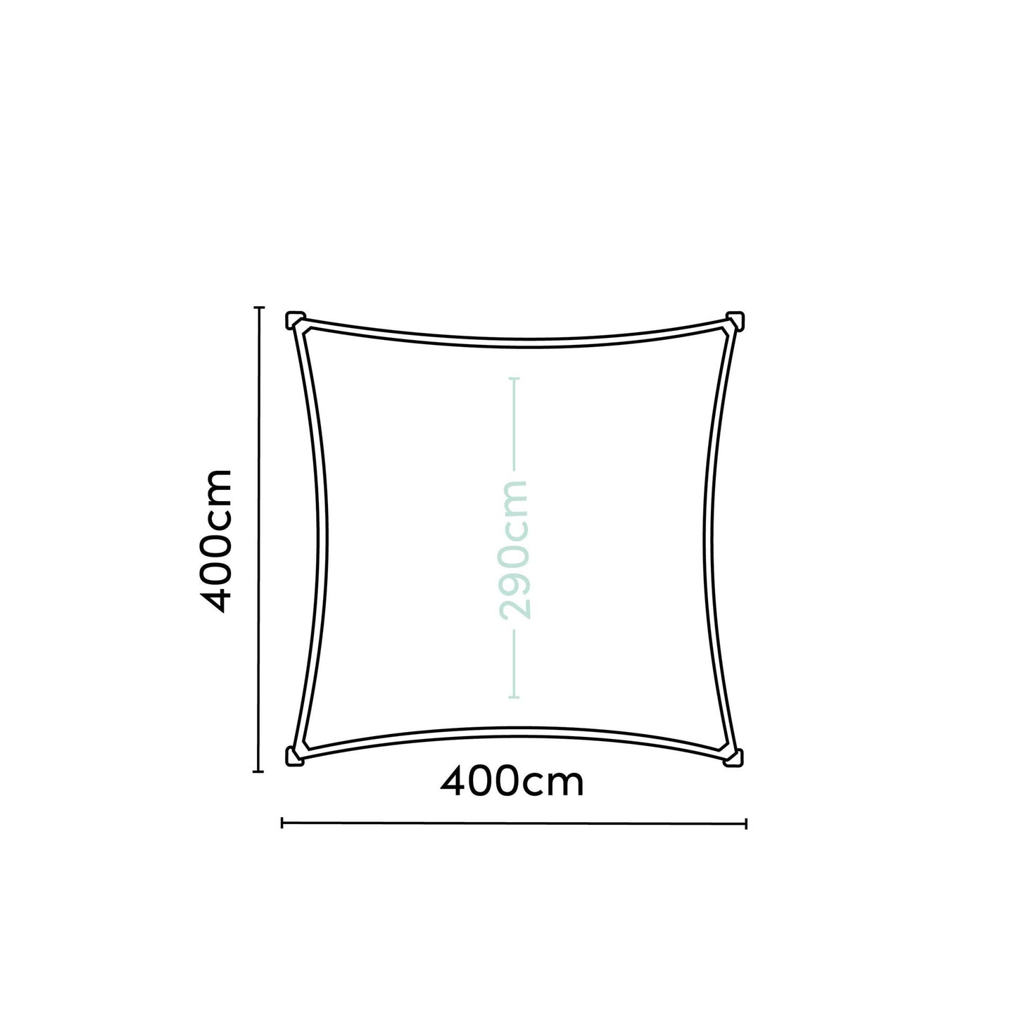 Dreamsail Jedro Za Sjenu 400x400 Cm Ecru
