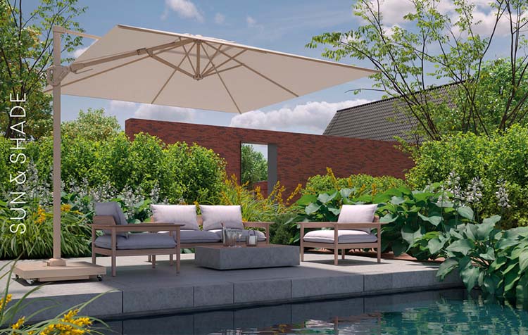 Challenger T2 Suncobran 300x300cm Champagne