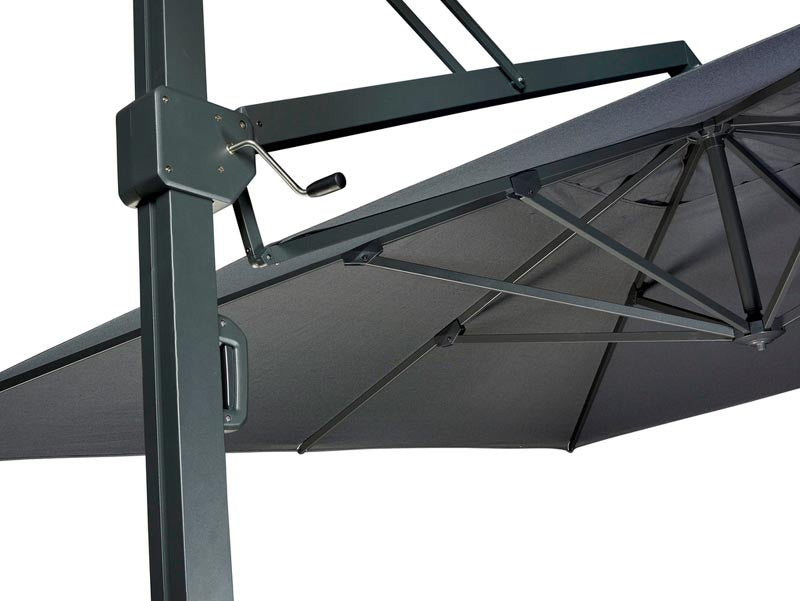 Icon Suncobran 350x350cm Izblijedjela Crna