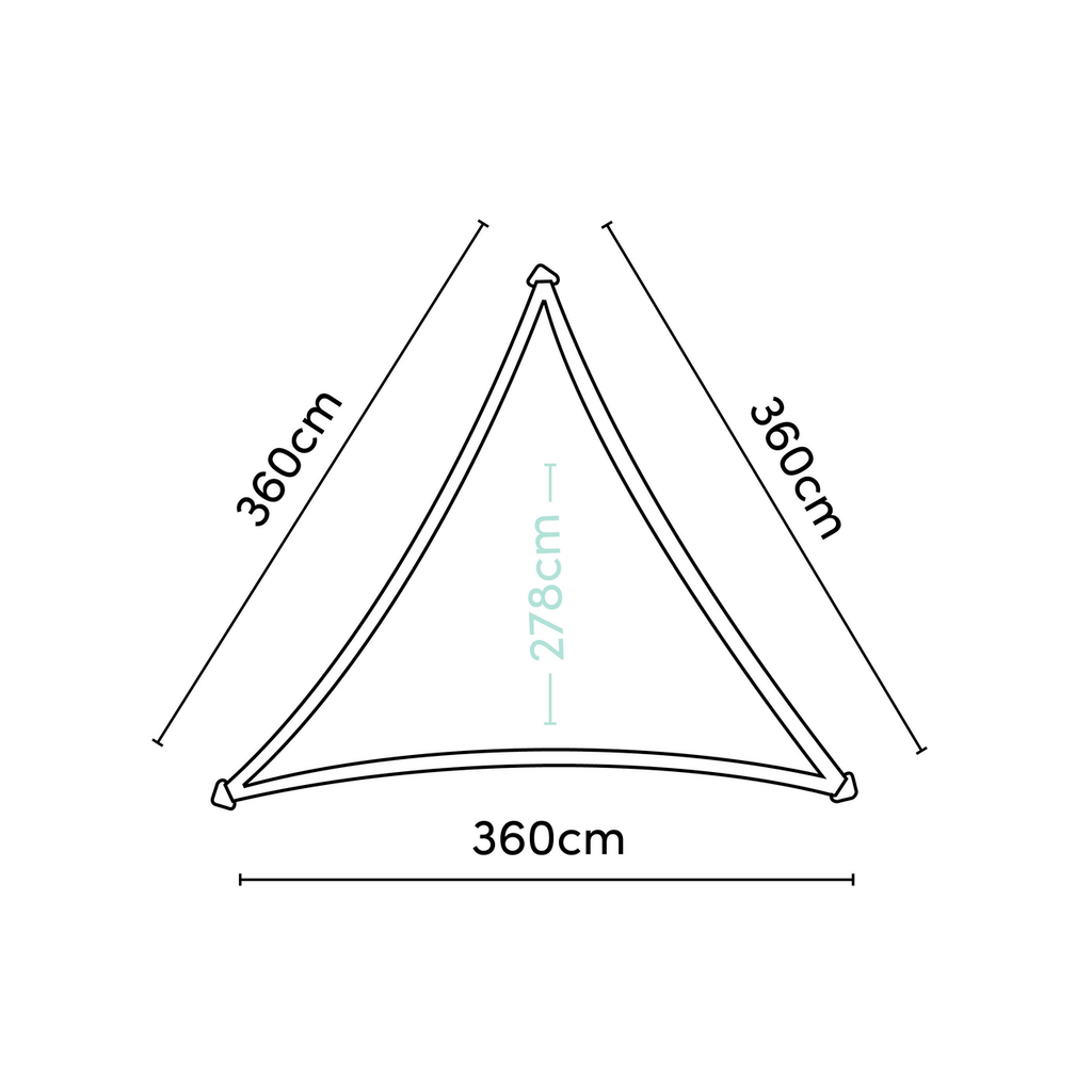 Jedro Za Sjenu Coolfit 360x360x360cm Antracit