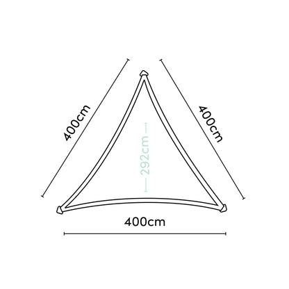 Dreamsail Jedro Za Sjenu 500x500x500 Cm Ecru