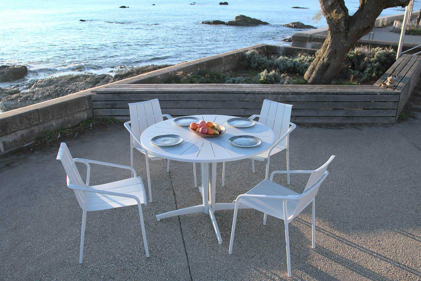 Fleole Pearl Grey Vrtna Stolica