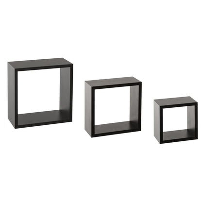 Five zidna polica kocka 3 kom fixy 15x9x15, 20x9x20, 25x9x25cm mdf 15x9x15, 20x9x20, 25x9x25cm mdf