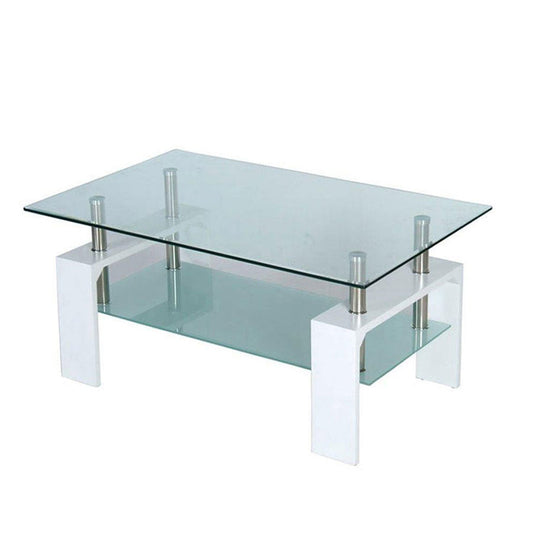 Klub stol CT1007 bijela/crna/sonoma